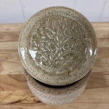 Ceramic Butter Bell Crock Handmade Signed By Artist Please Read