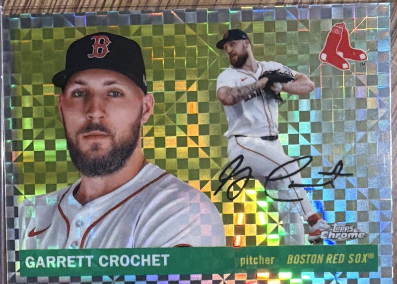 Topps 2025 Chrome platinum Garrett Crochet #84 Boston Red Sox X-Fractor