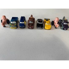 Disney Pixar Cars Diecast Car Lot of 8 Sheriff, Tow Mater, Tractors, Piston Cup