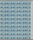 US, 961, USA CANADA FRIENDSHIP, FULL SHEET OF 50, MINT NH, 1940'S COLLECTION