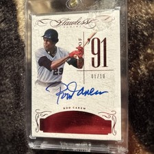 2016 Panini Flawless - Hall of Fame Autographs Rod Carew #HOF-RC 1/10