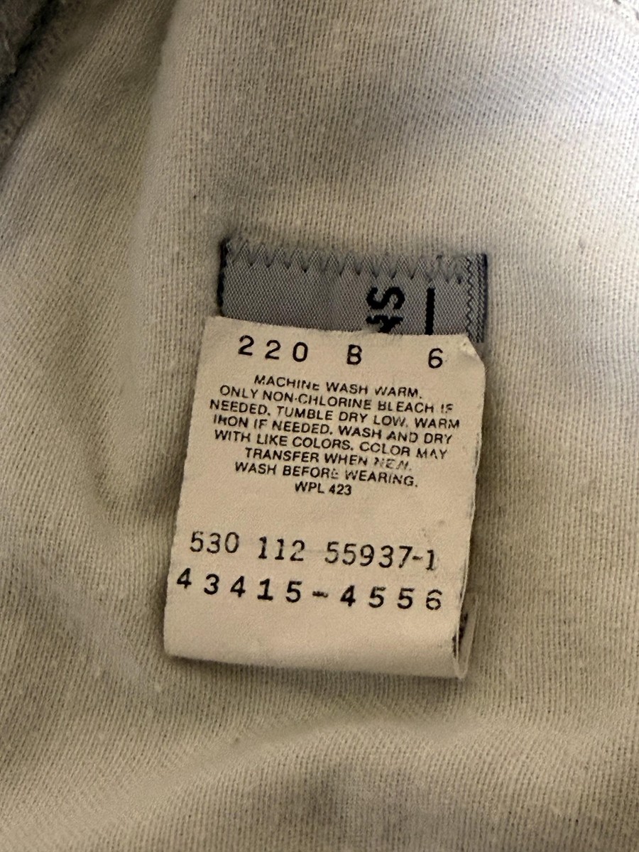Vintage 80s Levis Action Jeans Mens 34x32 Gray Light Wash Straight