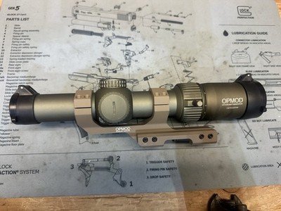 OPMOD Vortex Strike Eagle Rifle Scope 1-8x24mm 30mm
