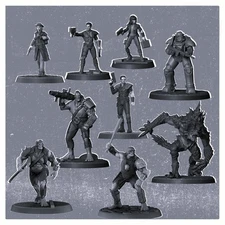 Fallout: Wasteland Warfare - Two Player Starter - Proxy 3D Printed Models