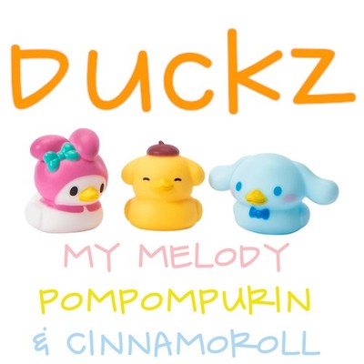 Sanrio HELLO KITTY AND FRIENDS DUCKZ Cinnamoroll  Rubber Ducks, Set of 3 | Jeep