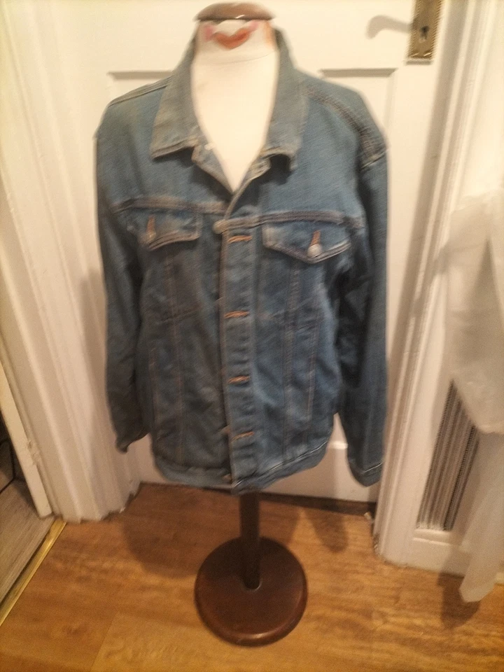 Mens Trader Size XL Denim Jacket - Image 2 of 3