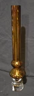Vtg Marquis by Waterford Merengue 17" Amber Bud Vase - 3" x 17"