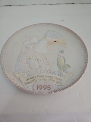 Precious Moments 'He Hath Made Every Thing... #129151 Mothers Day Plate 1995 