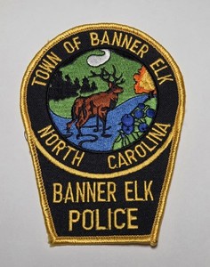 Banner Elk NC Police Patch Avery County North Carolina
