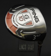 Ping G10 15.5° 3 Wood Stiff Graphite Shaft Golf Pride Grip