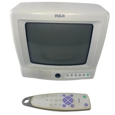 Vinfage RCA E09344 9" CRT TV Color Television with Remote Retro Gaming Tested
