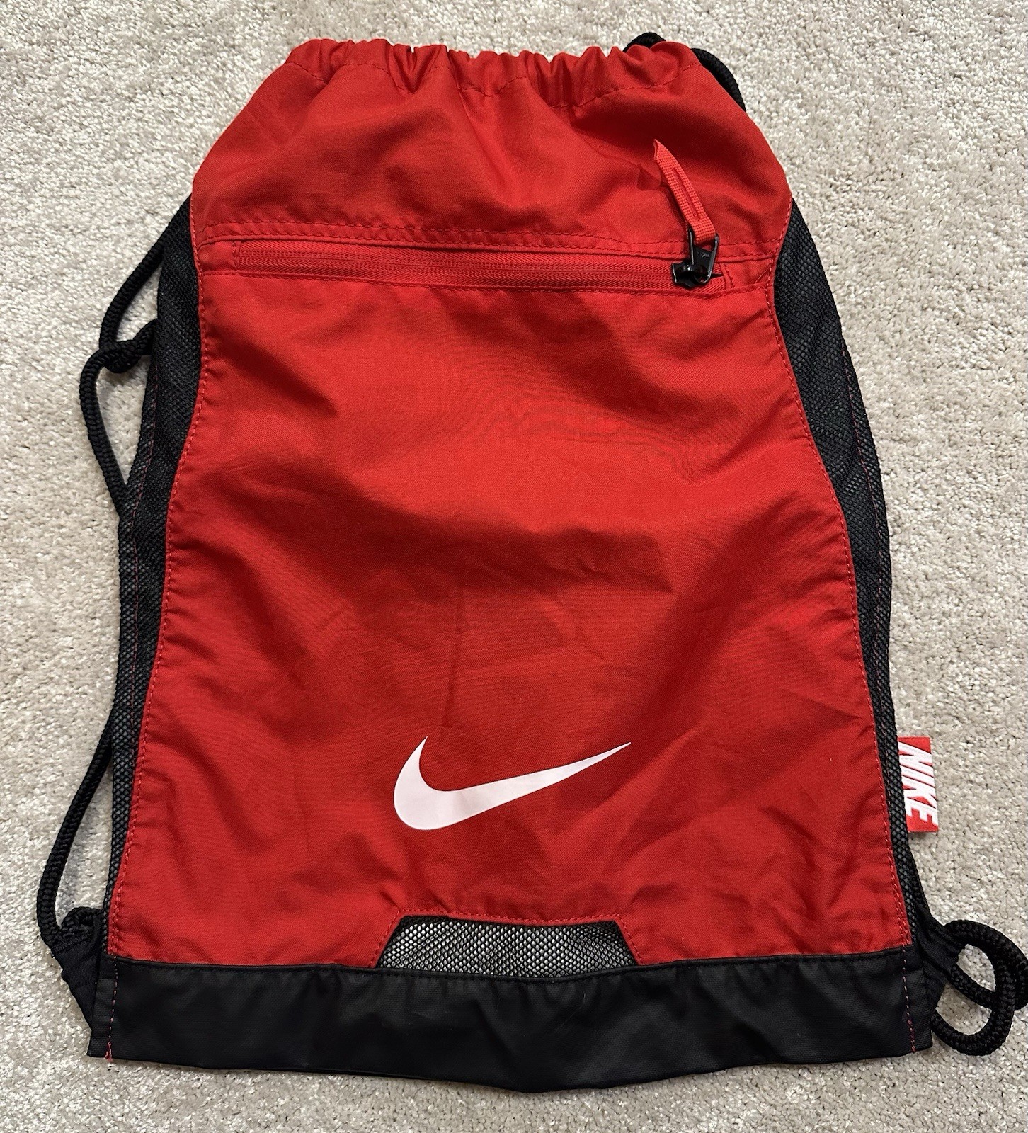 Nike String Bag Drawstring Backpack Gym Sack Bag … - image 1