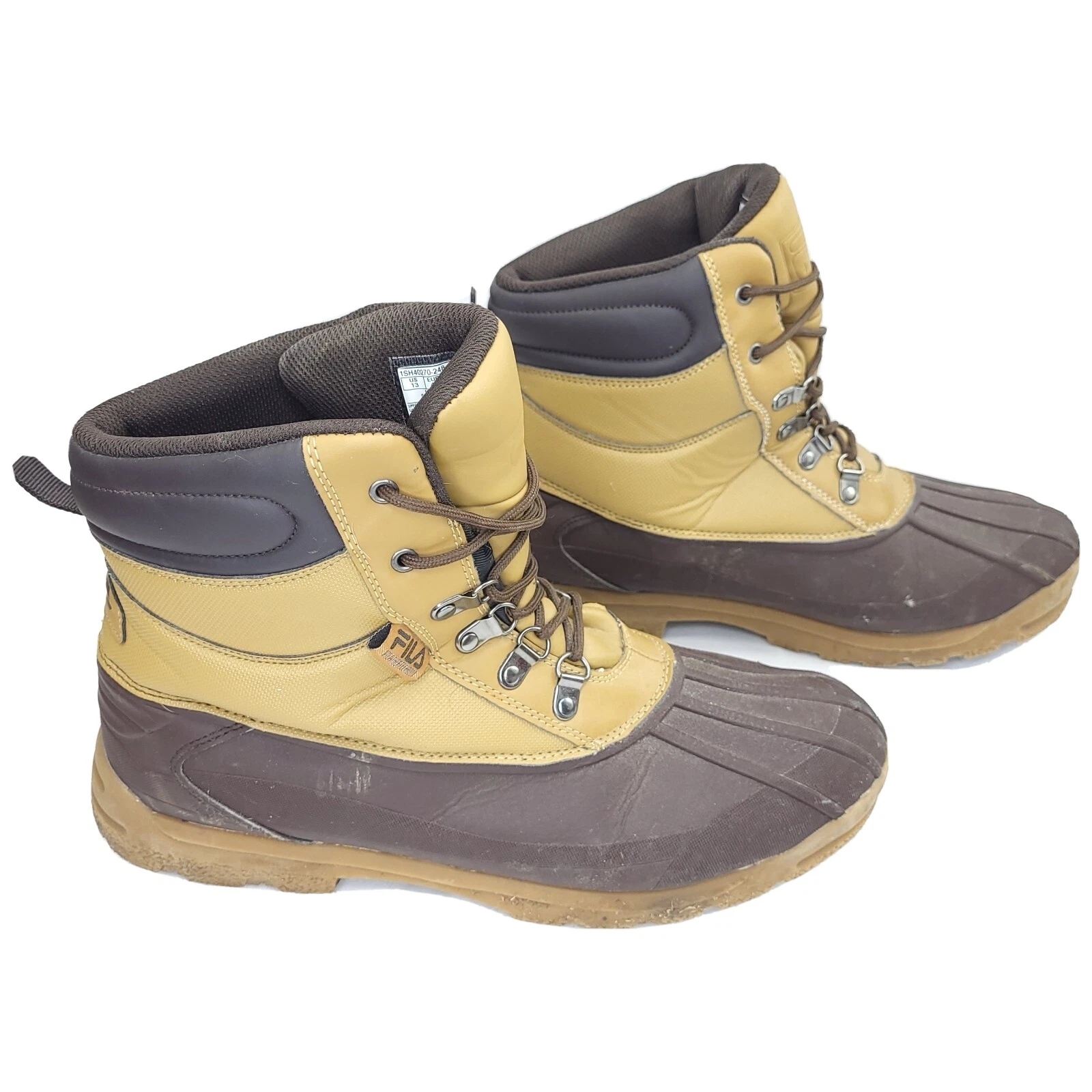 FILA Weathertech Extreme Waterproof Duck Boots Hiking Booties Mens Size 13
Opens in a new window or