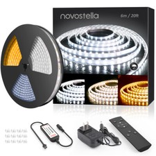 40ft 12M Outdoor Tunable LED Strip Light Waterproof Tunable Warm/Daylight 6500K