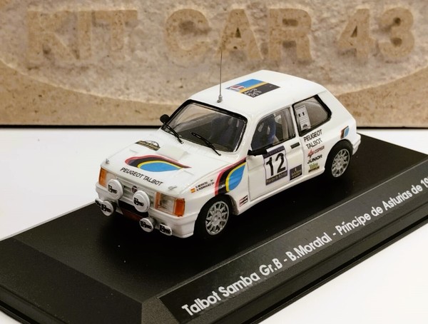 1/43 Talbot Samba Gr.B #12 B.Moratal Principe de Asturias 1984 build. Kit Car 43