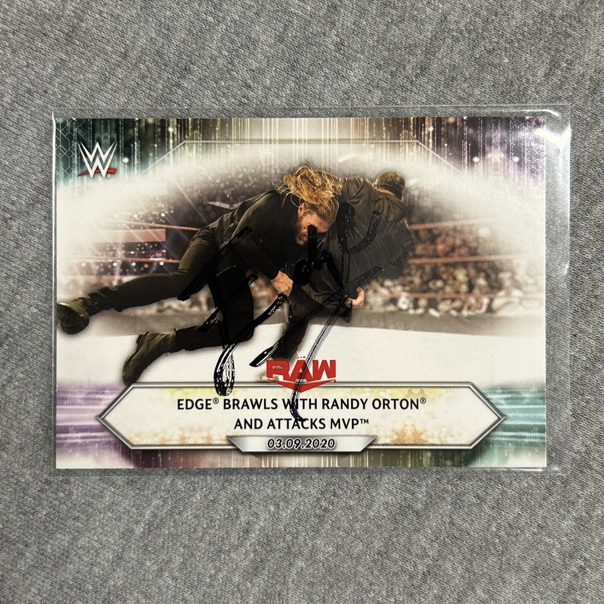 WWE TOPPS 2021 AUTOGRAPH エッジ EDGE 直筆 サインカード プロレス