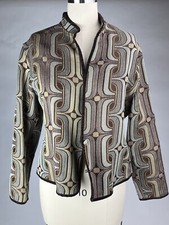Retro Brocade Jacket - Size L