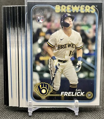 2024 Topps Series 1 Baseball Team Set - Milwaukee Brewers Base Cards Including Frelick