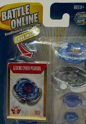 Beyblade Metal Fusion Legend Cyber Pegasus 105F – BB01 – Hasbro Neuf