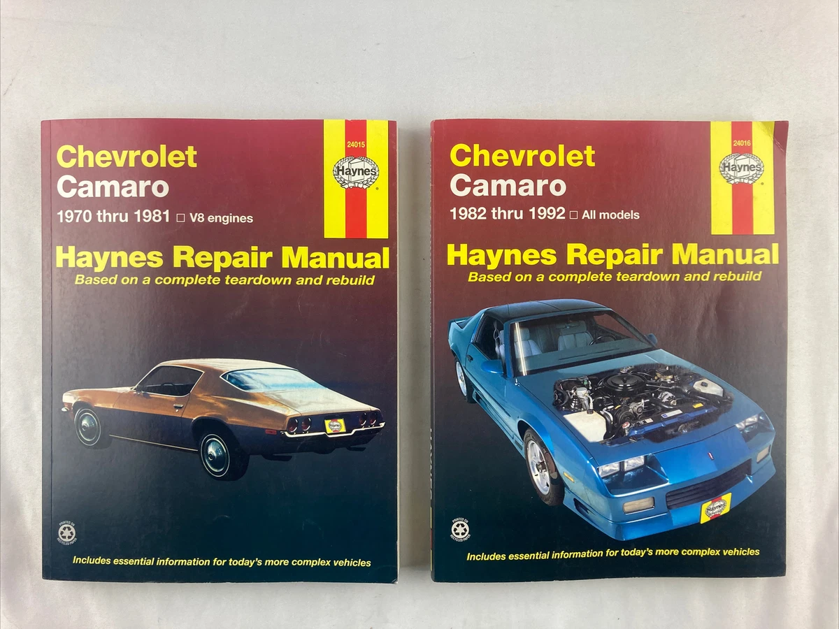Haynes Manual Camaro