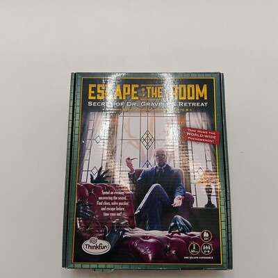 ThinkFun Escape the Room Secret of Dr. Gravely's Retreat Escape Room in a Box