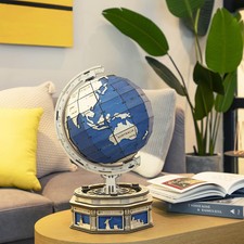 ROKR 3D Wooden Puzzle Large Globe DIY Laser Cut Model Kit Assembly Model Kid Toy