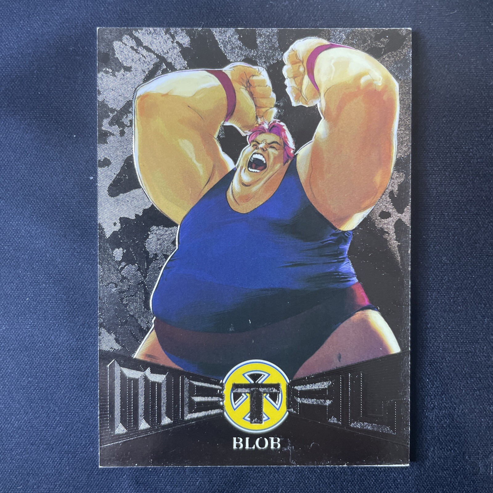 2018 X-Men Marvel Fleer Ultra 🔥 Metal Blob Insert Chase Card # MB7