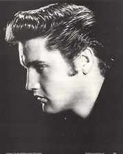 10 x 8 Elvis Presley Portrait Black and White Photograph Art Print Wall Picture 