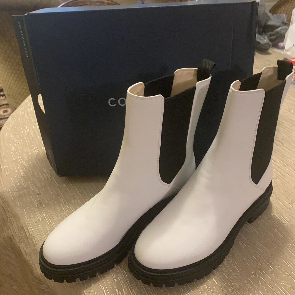 Cole haan sale white boots