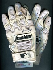 JSA Carlos Peguero Game Used Batting Glove Pair Autographed Signed AUTO TRB 1372
