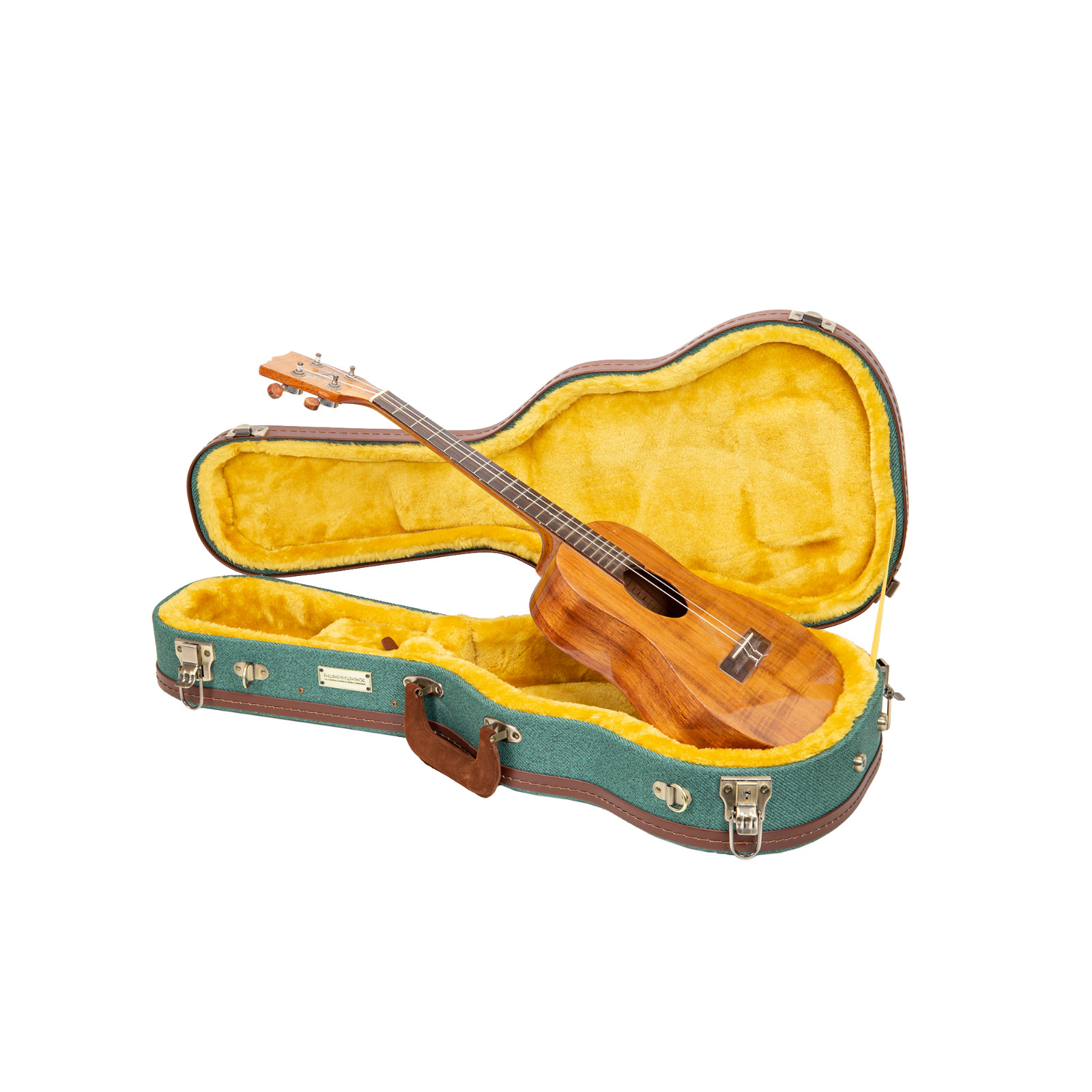 Crossrock Master Series Tenor Ukulele Case for 27'' Large Body | Malachite Blue