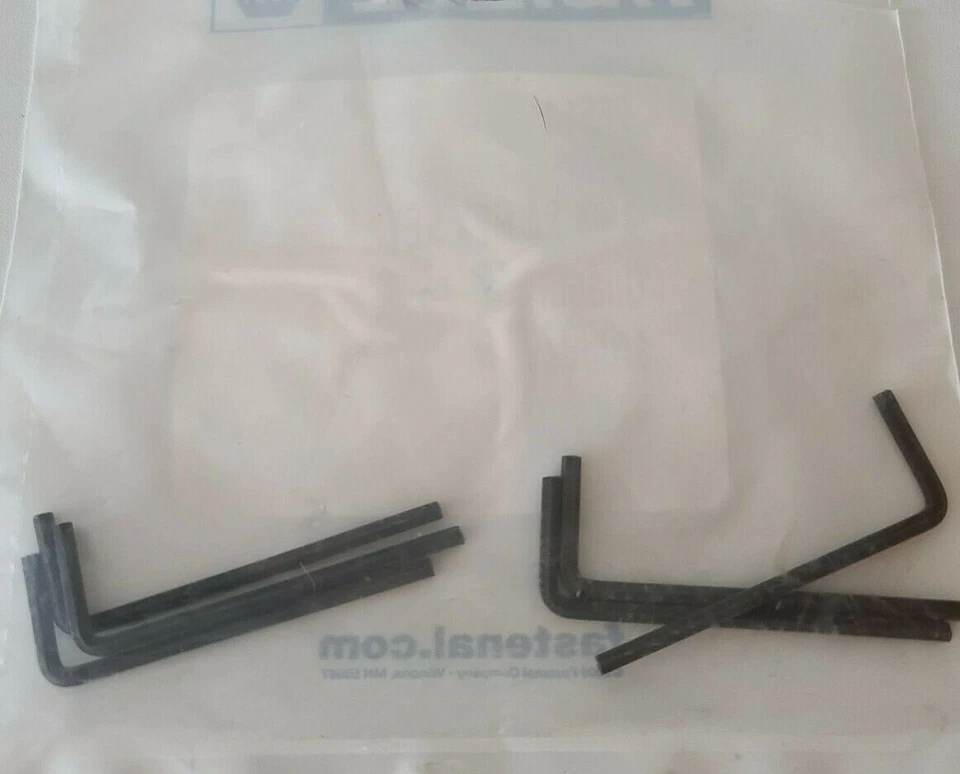 6pc Hex L-Key Allen Wrench 7/64" Short Arm- Fastenal Industrial - Image 2 of 2