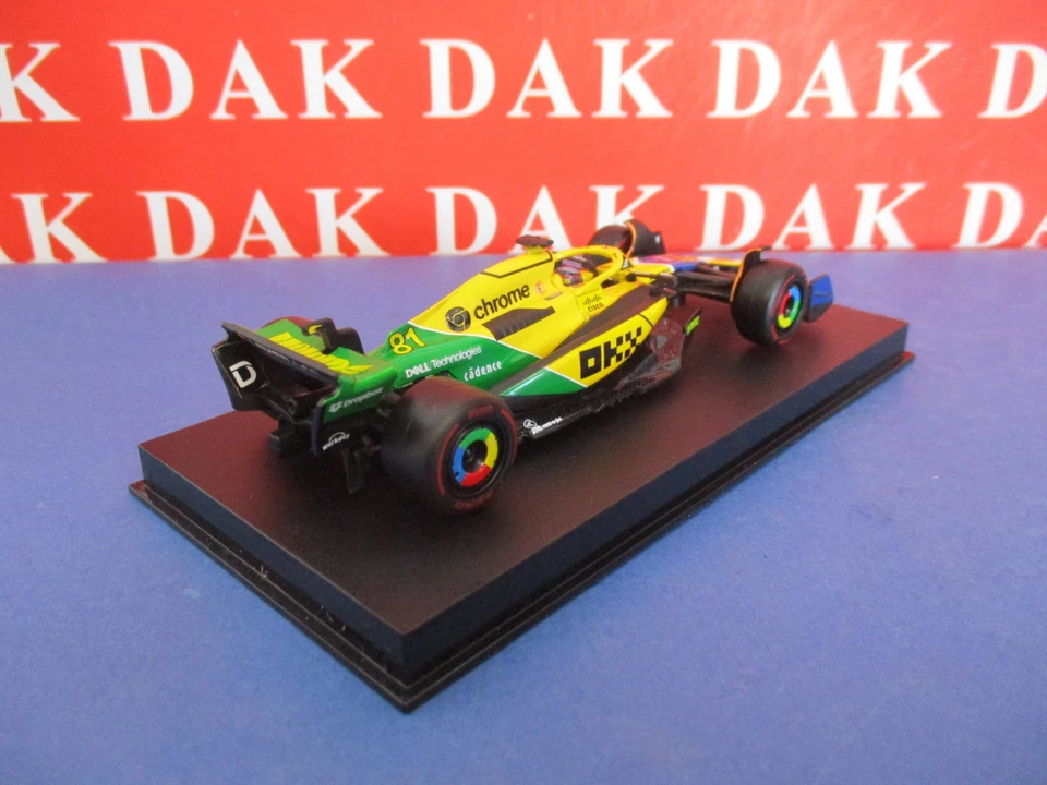 Die cast 1/43 Modellino Auto F1 Mclaren MCL38 Monaco GP 2024 O. Piastri - Immagine 3 di 4