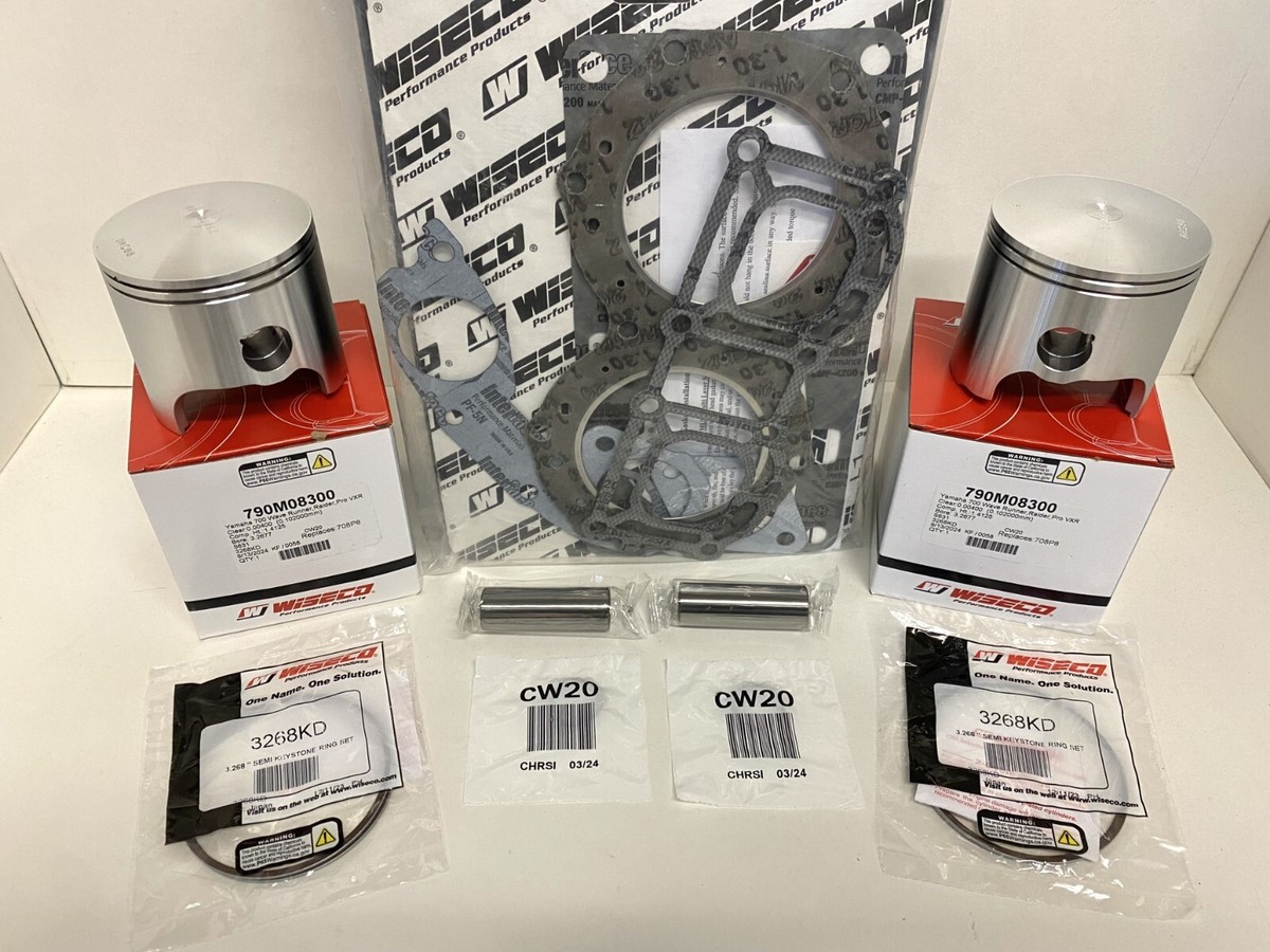 WISECO WK1327 735cc FORGED OVER BIG BORE PISTON KIT WET JET 700