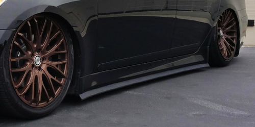 Air Lip (Black) Universal Body Kit Bumper Lip Splitter Spoiler for MustangSierra - Picture 3 of 6