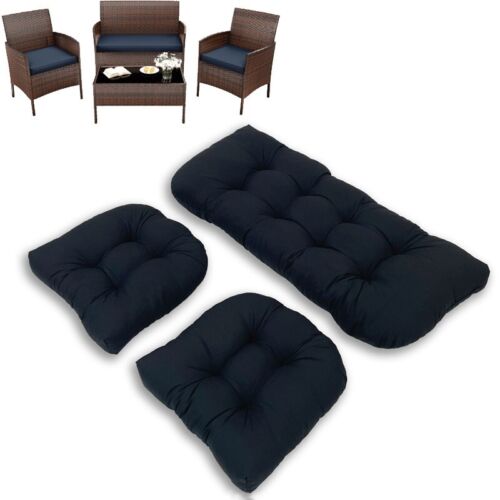 Outdoor Cushion Set Tufted Waterproof Seat Cushion for Armchair Loveseat Settee - Picture 68 of 98