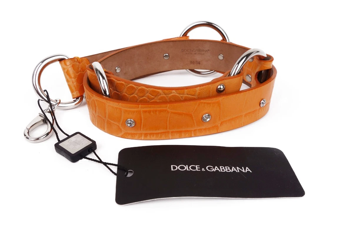 Dolce&Gabbana Leather Orange Belts for Women for sale | eBay