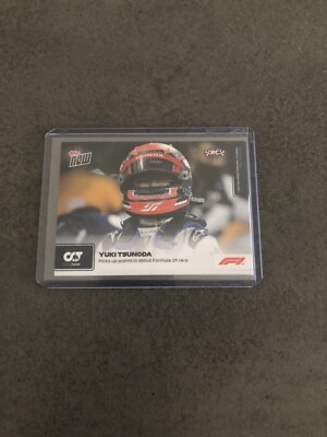  YUKI TSUNODA Picks up points in debut Formula 1 race RC F1 TOPPS NOW Card #3 