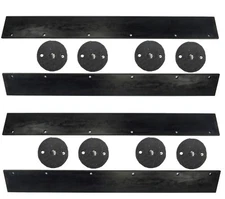 Wacker Neuson Vibratory Roller RD11A Scraper Set w/ Mounts (2 Drum Set) 183039