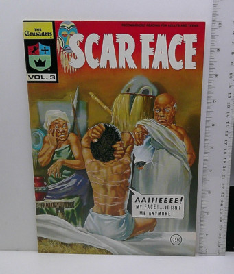 SCAR FACE 1974 THE CRUSADERS VOL. 3 JACK CHICK RELIGIOUS COMIC BOOK