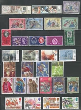 GREAT BRITAIN Used Stamps  - 13 complete sets -Great Value Nice Lot-Take a Look!