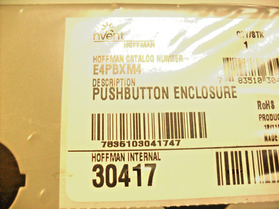 NvENT -304174 - E4PBXM4 Extra-Deep Pushbutton Enclosure 4PBx22.5mm 10x4x4.75in