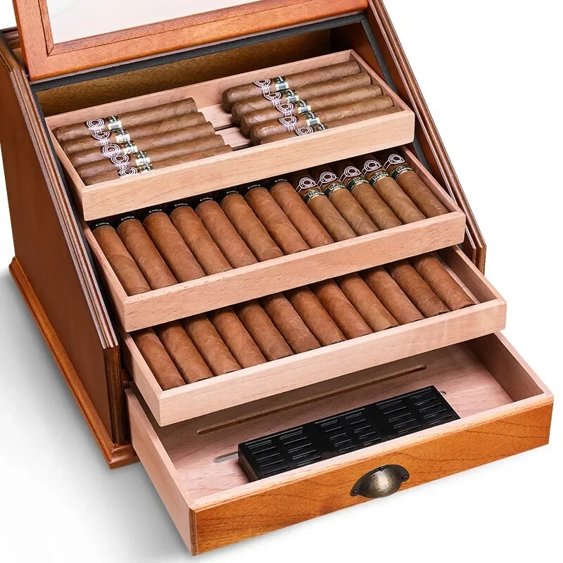 England製アンティーク 木製葉巻ケース Cigar Cabinet Amazon.co.jp: シガーボックス 葉巻ケース 木製の葉巻箱