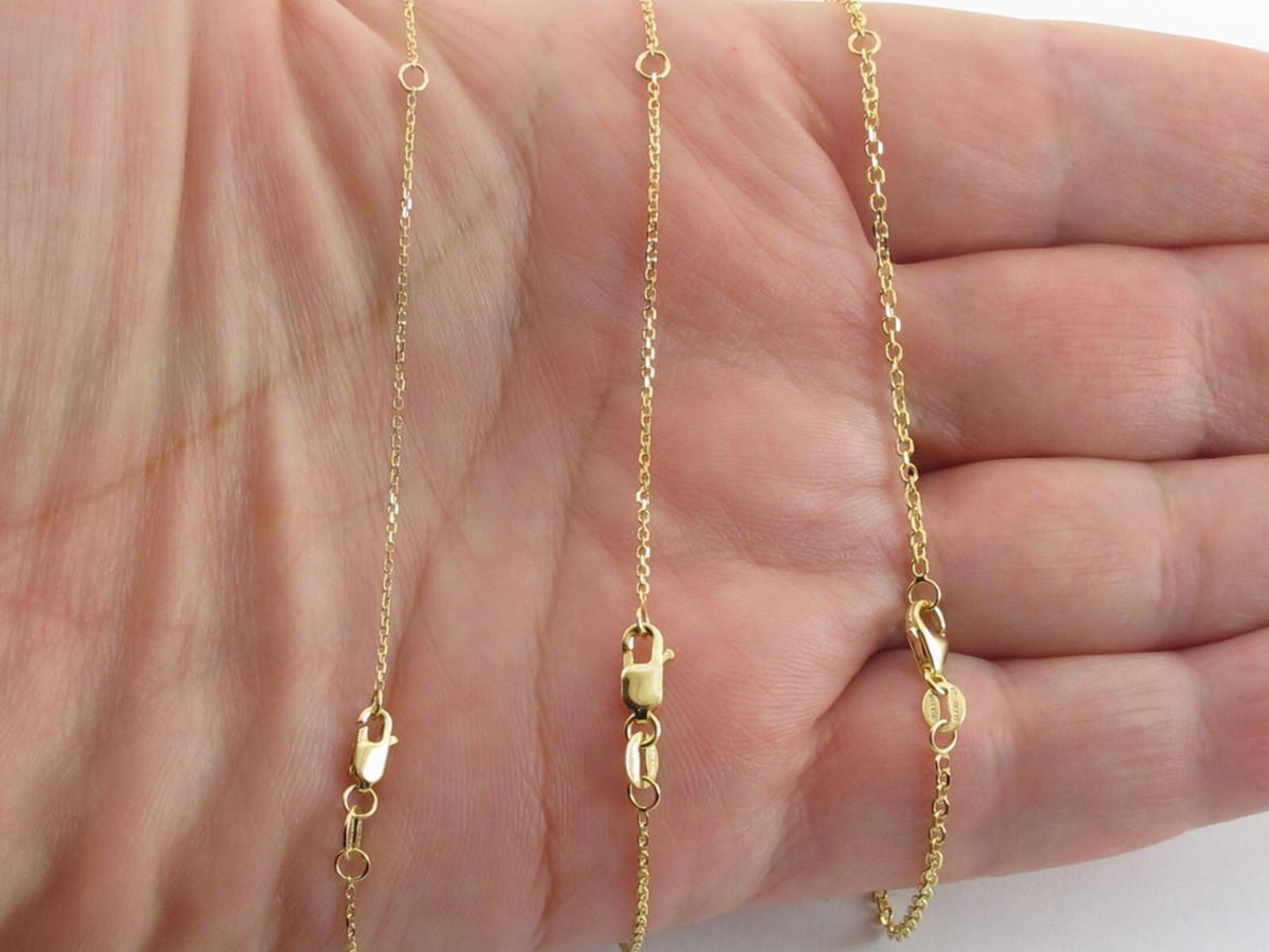 14KWG★CABLE CHAIN★2.85mm × 51.5cm × 11g 14K☆CABLE CHAIN☆2.85mm × 51.5cm × 11g 14k Yellow Gold Cable