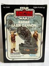 Star Wars Vintage 1982 KENNER Radar Laser Cannon 100% Complete SUPER NICE BOX!!!