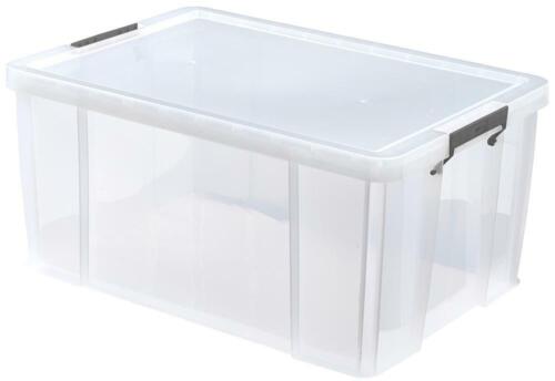 70L ALLSTORE STORAGE BOX, BOX COLOUR TRANSPARENT, BOX MATERIAL PP FOR WHITEFURZE - Picture 1 of 1