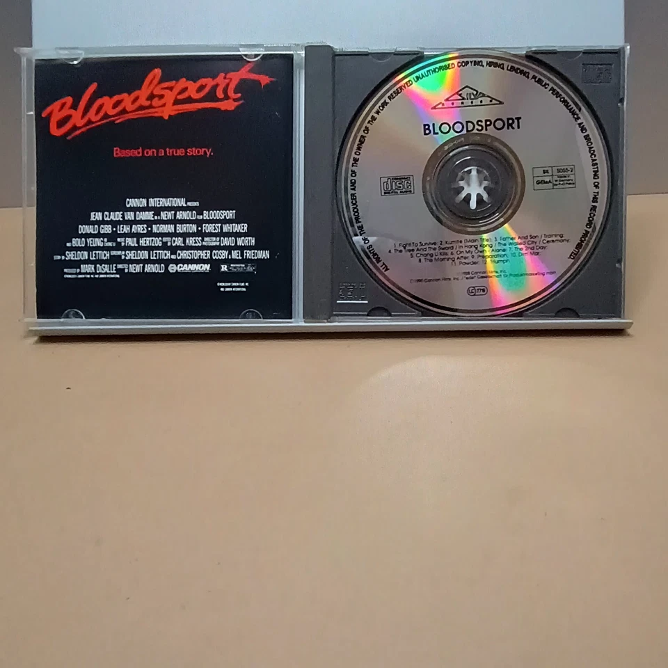 Bloodsport (Original Motion Picture Soundtrack) CD 1990 - SIL 5055-2 - Bild 3 von 3
