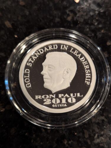 $25 Norfed RON PAUL Liberty Coin 2010 1/2 oz .999 Silver Proof Like BU RARE