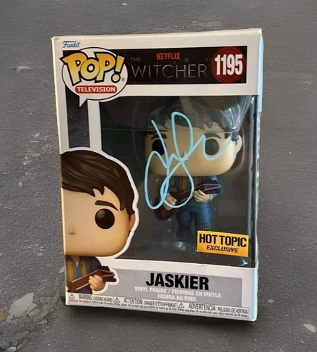 Joey Batey Signed Jaskier Funko Pop The Witcher Hot Topic Excl Rare Auto Beckett