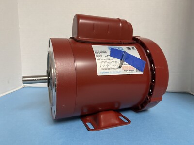 Leeson 116487.00 0.75 HP General Purpose Motor, 1 phase, 1800 RPM, 115/208-230 V